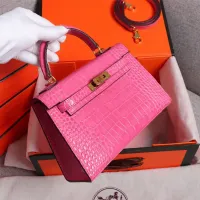 $92.00 USD Hermes AAA Quality Handbags For Women #1401414
