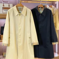 $202.00 USD Burberry Trench Coat Long Sleeved For Men #1403301