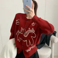 $72.00 USD Moschino Sweaters Long Sleeved For Women #1405702