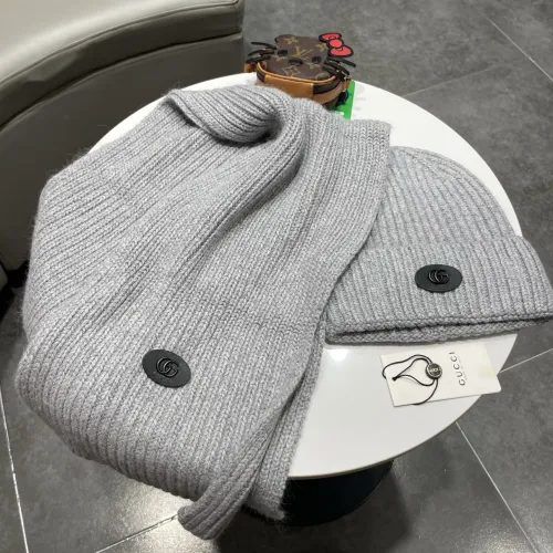 Replica Gucci Hat and Scarf Set #1407384 $64.00 USD for Wholesale