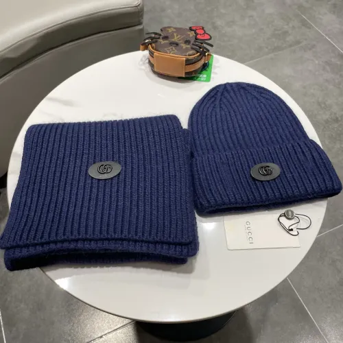 Replica Gucci Hat and Scarf Set #1407386 $64.00 USD for Wholesale