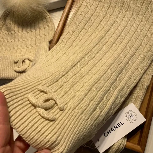 Replica Chanel Hat and Scarf Set #1407443 $68.00 USD for Wholesale