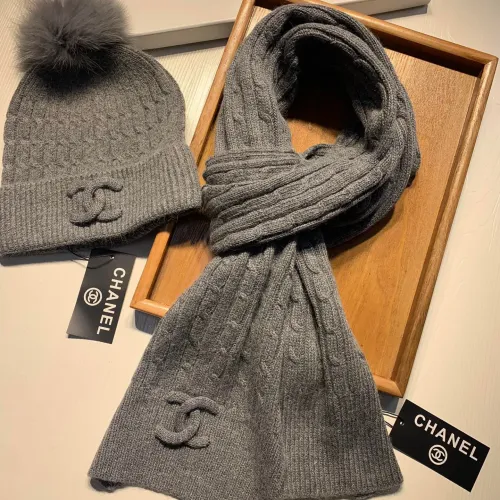 Replica Chanel Hat and Scarf Set #1407448 $68.00 USD for Wholesale
