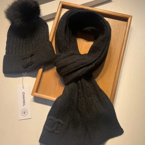 Replica Chanel Hat and Scarf Set #1407452 $68.00 USD for Wholesale