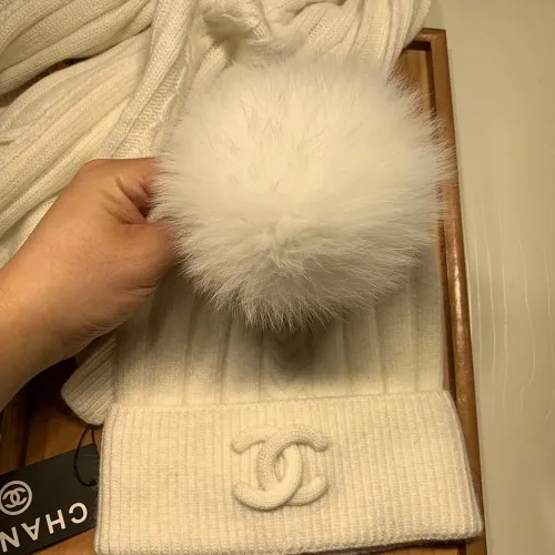 Replica Chanel Hat and Scarf Set #1407453 $64.00 USD for Wholesale