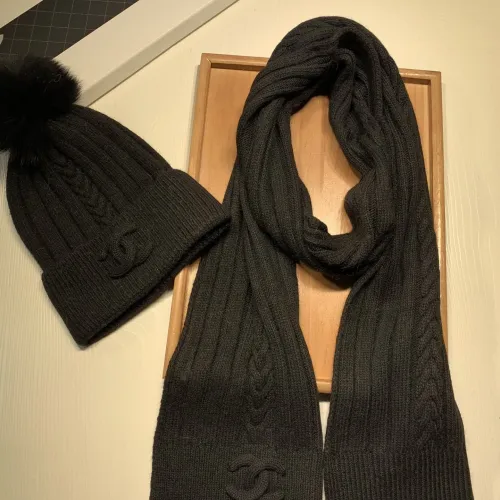 Replica Chanel Hat and Scarf Set #1407461 $64.00 USD for Wholesale