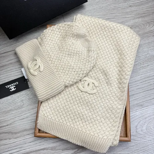 Chanel Hat and Scarf Set #1407495 $52.00 USD, Wholesale Replica Chanel Hat and Scarf and Glove Set