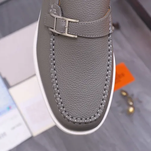 Replica Hermes Leather Shoes For Men #1407769 $102.00 USD for Wholesale