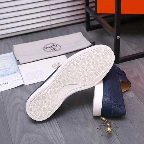 Replica Hermes Leather Shoes For Men #1407785 $102.00 USD for Wholesale