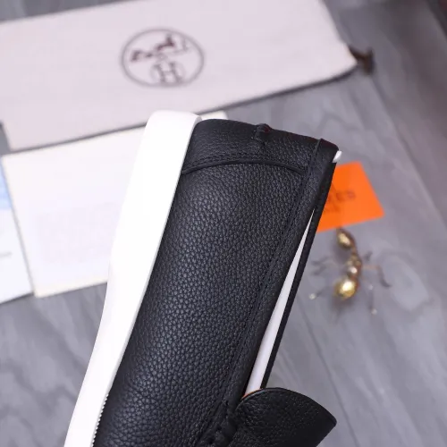 Replica Hermes Leather Shoes For Men #1407787 $102.00 USD for Wholesale