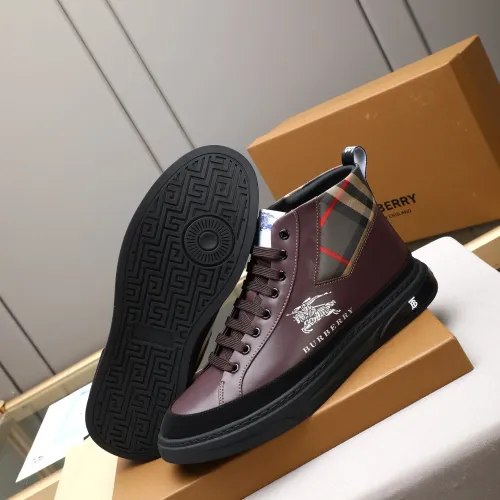 Replica Burberry High Tops Shoes For Men #1408222 $85.00 USD for Wholesale