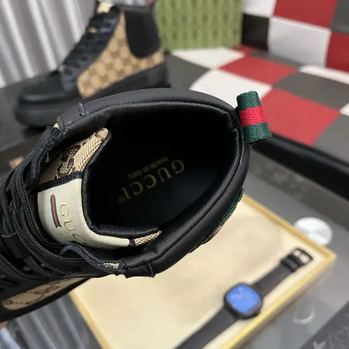 Replica Gucci High Tops Shoes For Men #1408228 $85.00 USD for Wholesale
