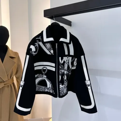 Replica Hermes Jackets Long Sleeved For Women #1408334 $393.39 USD for Wholesale