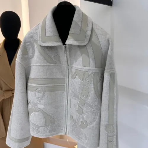 Replica Hermes Jackets Long Sleeved For Women #1408335 $393.39 USD for Wholesale