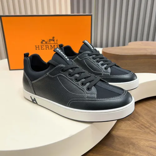 Replica Hermes Casual Shoes For Men #1408495 $128.00 USD for Wholesale