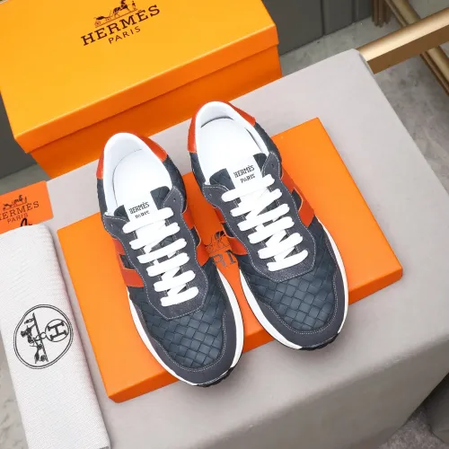 Replica Hermes Casual Shoes For Men #1408498 $76.00 USD for Wholesale
