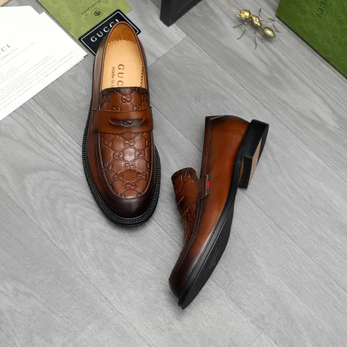 Replica Gucci Oxfords Shoes For Men #1408586 $98.00 USD for Wholesale