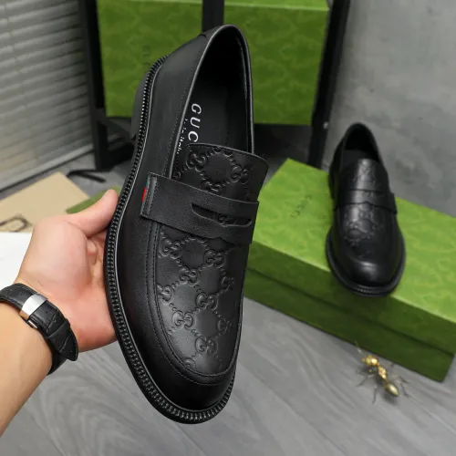Replica Gucci Oxfords Shoes For Men #1408588 $98.00 USD for Wholesale