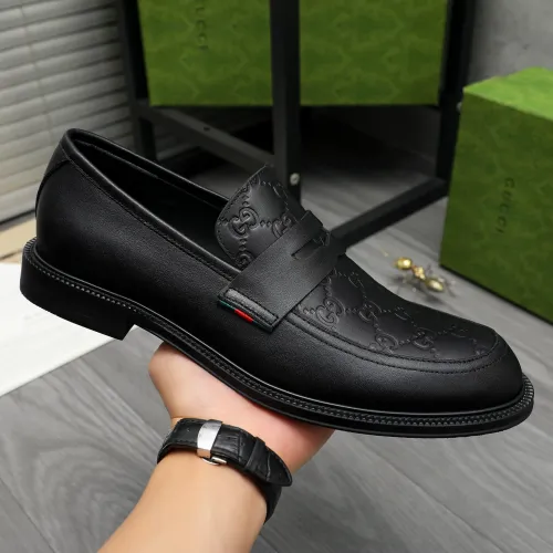 Replica Gucci Oxfords Shoes For Men #1408588 $98.00 USD for Wholesale
