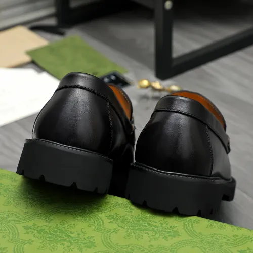 Replica Gucci Oxfords Shoes For Men #1408593 $102.00 USD for Wholesale