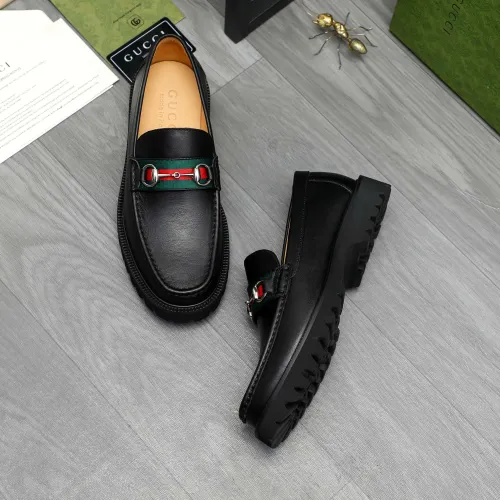Replica Gucci Oxfords Shoes For Men #1408594 $102.00 USD for Wholesale