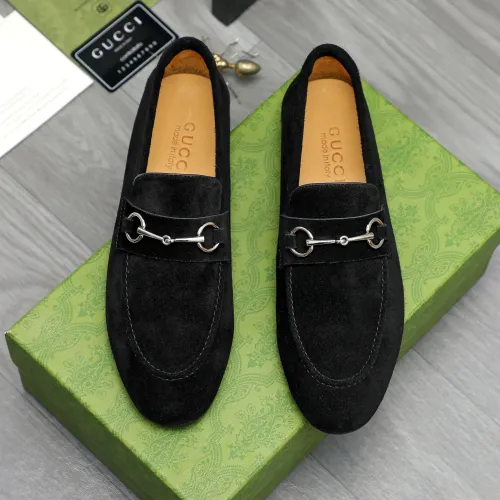 Replica Gucci Oxfords Shoes For Men #1408597 $80.00 USD for Wholesale
