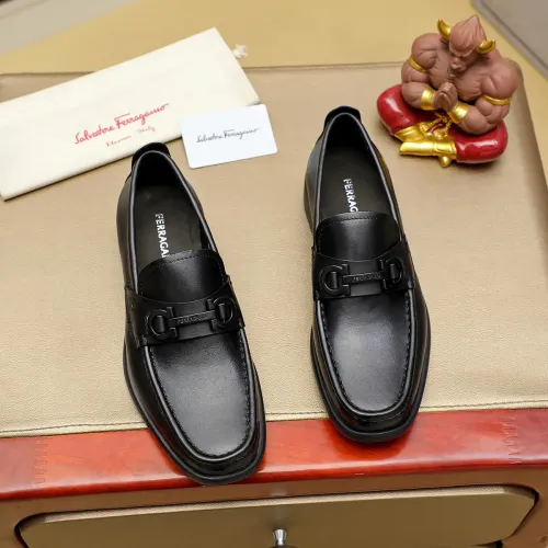 Salvatore Ferragamo Leather Shoes For Men #1408693