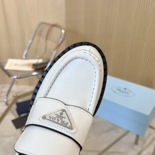 Replica Prada Leather Shoes For Men #1408698 $105.00 USD for Wholesale