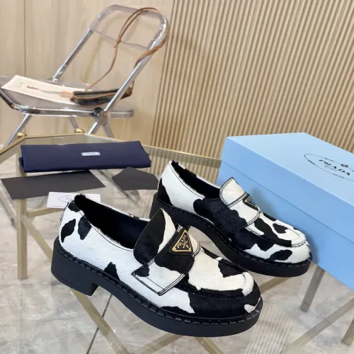 Replica Prada Leather Shoes For Men #1408714 $105.00 USD for Wholesale
