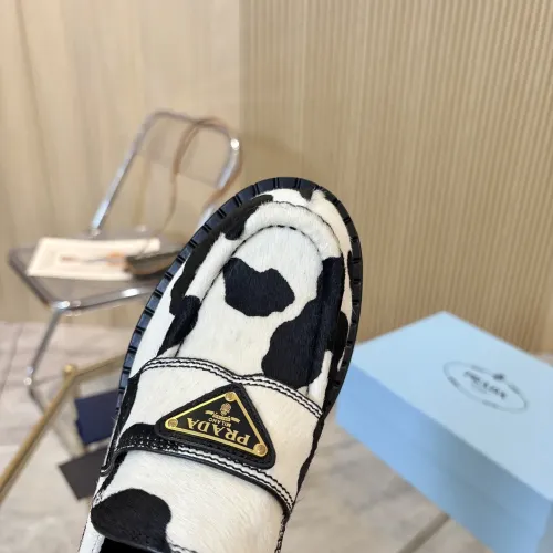 Replica Prada Leather Shoes For Women #1408715 $100.00 USD for Wholesale
