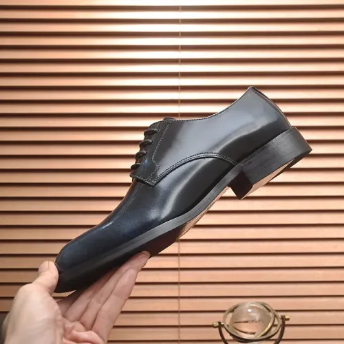 Replica Prada Leather Shoes For Men #1408718 $98.00 USD for Wholesale