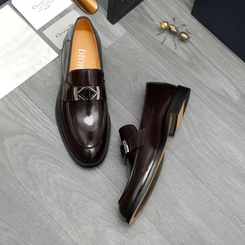 Christian Dior Leather Shoes For Men #1408731 $92.00 USD, Wholesale Replica Christian Dior Leather Shoes