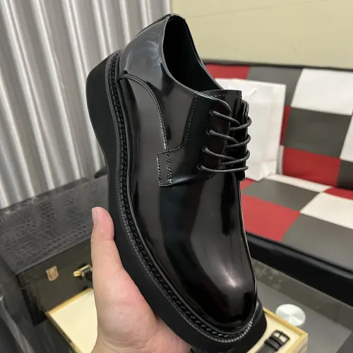 Replica Prada Leather Shoes For Men #1408755 $115.00 USD for Wholesale