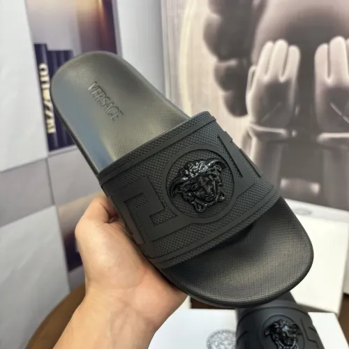 Replica Versace Slippers For Men #1408810 $48.00 USD for Wholesale