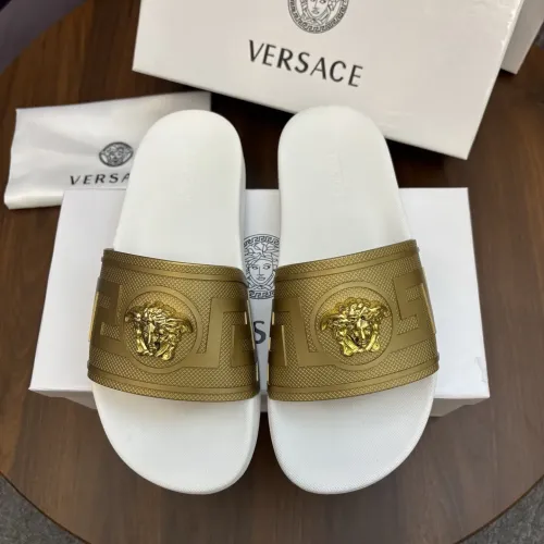 Replica Versace Slippers For Men #1408814 $48.00 USD for Wholesale