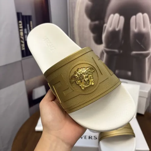 Replica Versace Slippers For Men #1408814 $48.00 USD for Wholesale