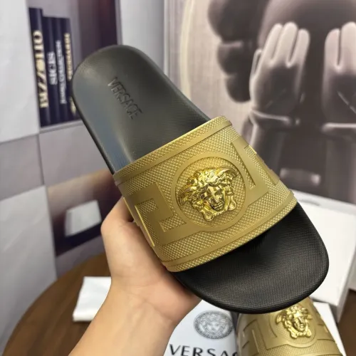 Replica Versace Slippers For Men #1408817 $48.00 USD for Wholesale