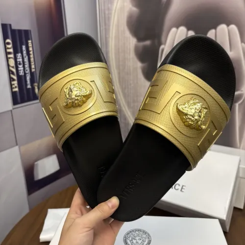 Replica Versace Slippers For Men #1408817 $48.00 USD for Wholesale