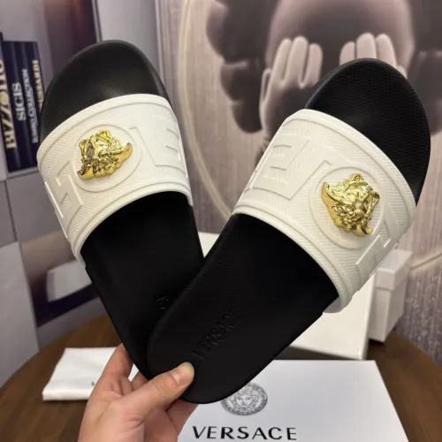 Replica Versace Slippers For Men #1408820 $48.00 USD for Wholesale