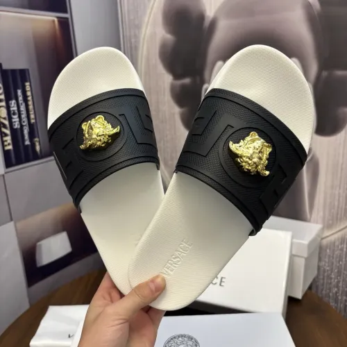 Replica Versace Slippers For Men #1408822 $48.00 USD for Wholesale