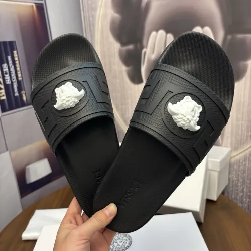 Replica Versace Slippers For Men #1408830 $48.00 USD for Wholesale