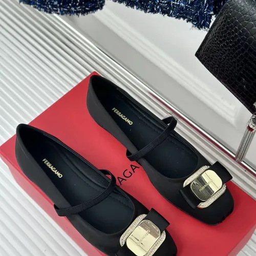 Replica Salvatore Ferragamo Flat Shoes For Women #1408912 $102.00 USD for Wholesale