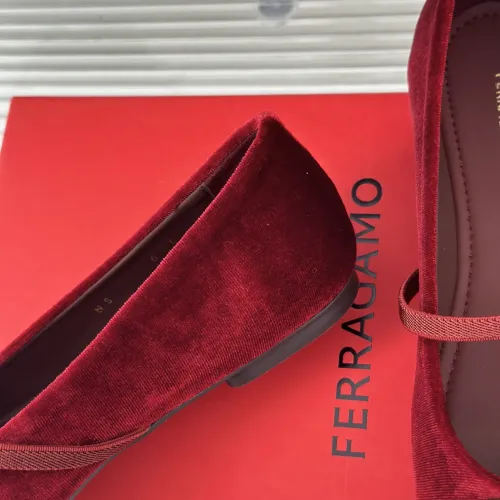 Replica Salvatore Ferragamo Flat Shoes For Women #1408917 $105.00 USD for Wholesale