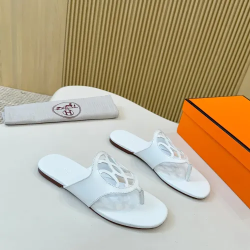 Replica Hermes Slippers For Women #1409025 $82.00 USD for Wholesale