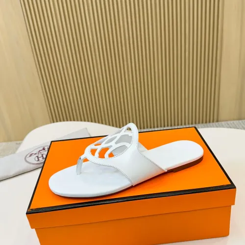 Replica Hermes Slippers For Women #1409025 $82.00 USD for Wholesale