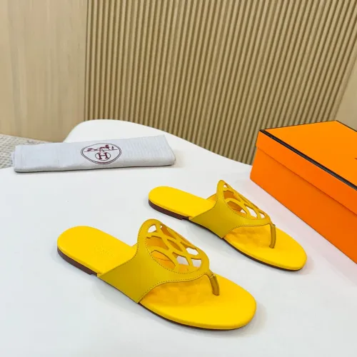 Replica Hermes Slippers For Women #1409028 $82.00 USD for Wholesale