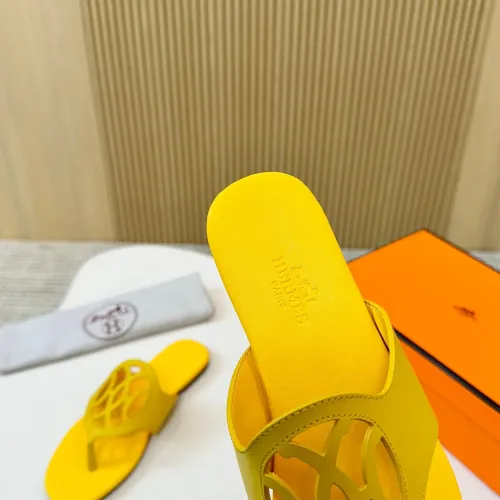 Replica Hermes Slippers For Women #1409028 $82.00 USD for Wholesale