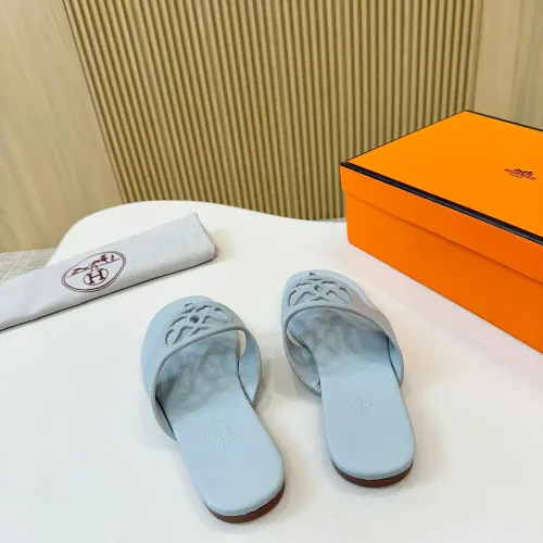 Replica Hermes Slippers For Women #1409031 $82.00 USD for Wholesale