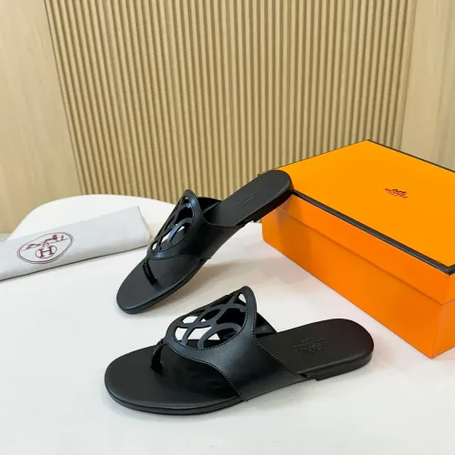 Replica Hermes Slippers For Women #1409034 $82.00 USD for Wholesale