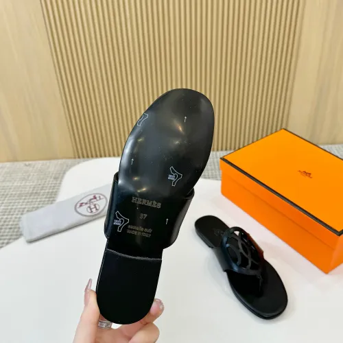 Replica Hermes Slippers For Women #1409034 $82.00 USD for Wholesale